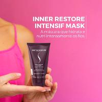 Kit Senscience Inner Restore Intensif Máscara True Hue Óleo Detangler Leave-in Spray (3 produtos)
