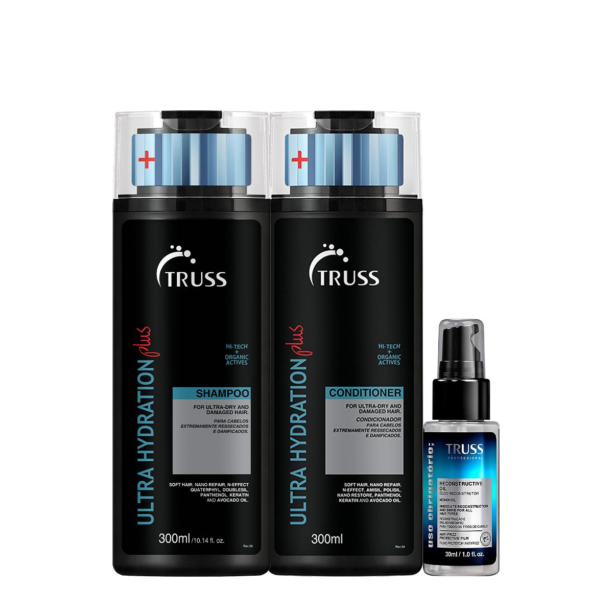 Kit Truss Ultra Hydration Plus Uso Obrigatório Duo Óleo 30 (3 produtos) - 1