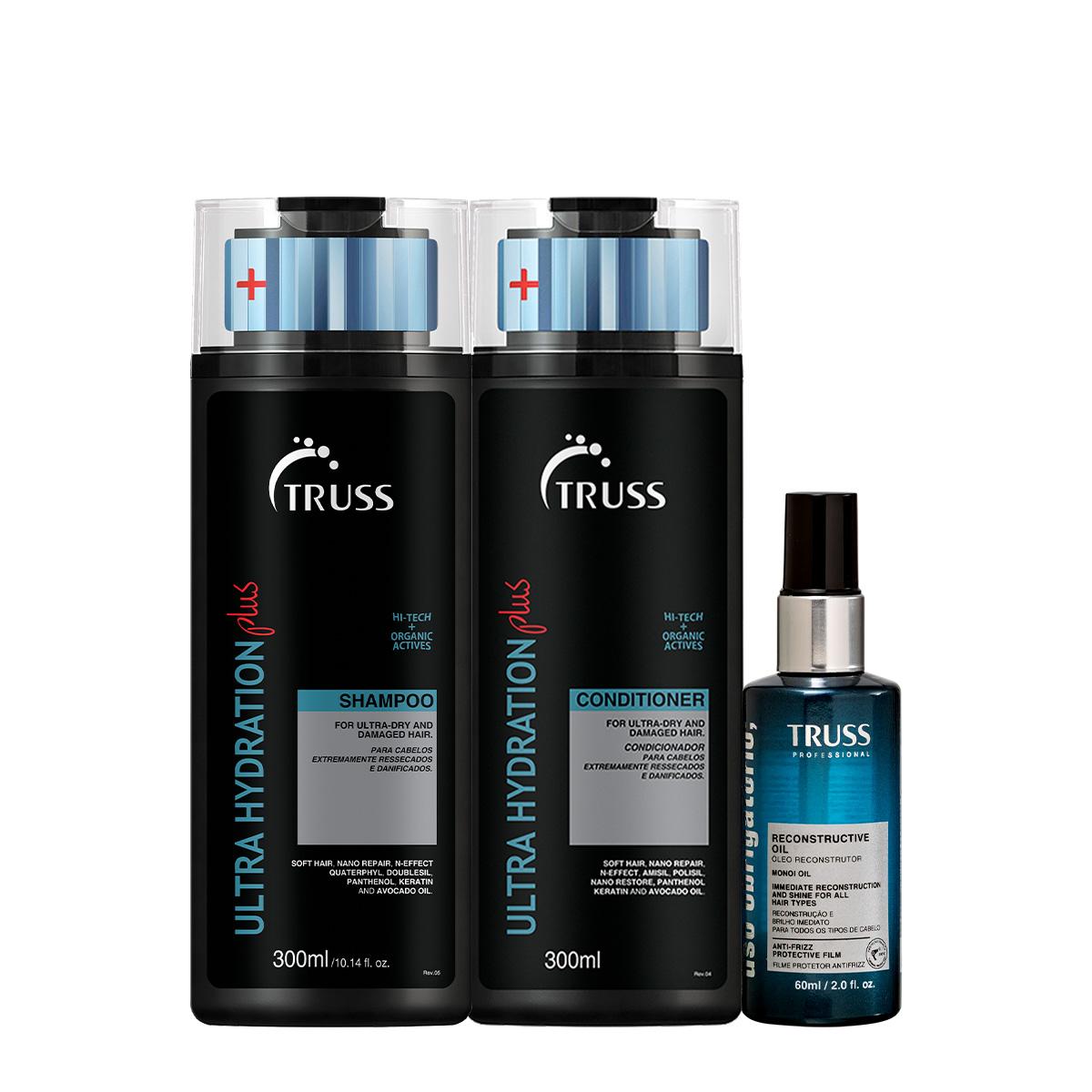 Kit Truss Ultra Hydration Plus Uso Obrigatório Duo Óleo (3 produtos) - 1