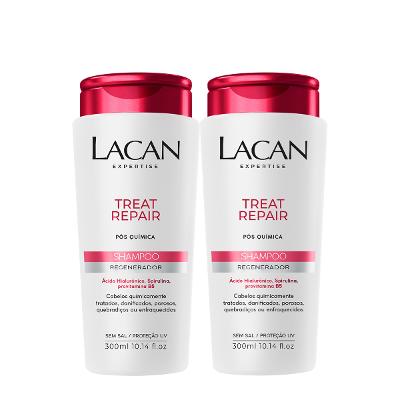 Kit Lacan Treat Repair Pos Quimica - Shampoo Regenerador 300ml (2 Unidades)