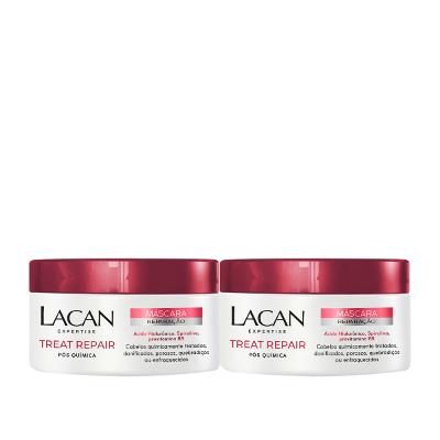 Kit Lacan Treat Repair Pos Quimica - Mascara Reparacao Intensiva 300g (2 Unidades)