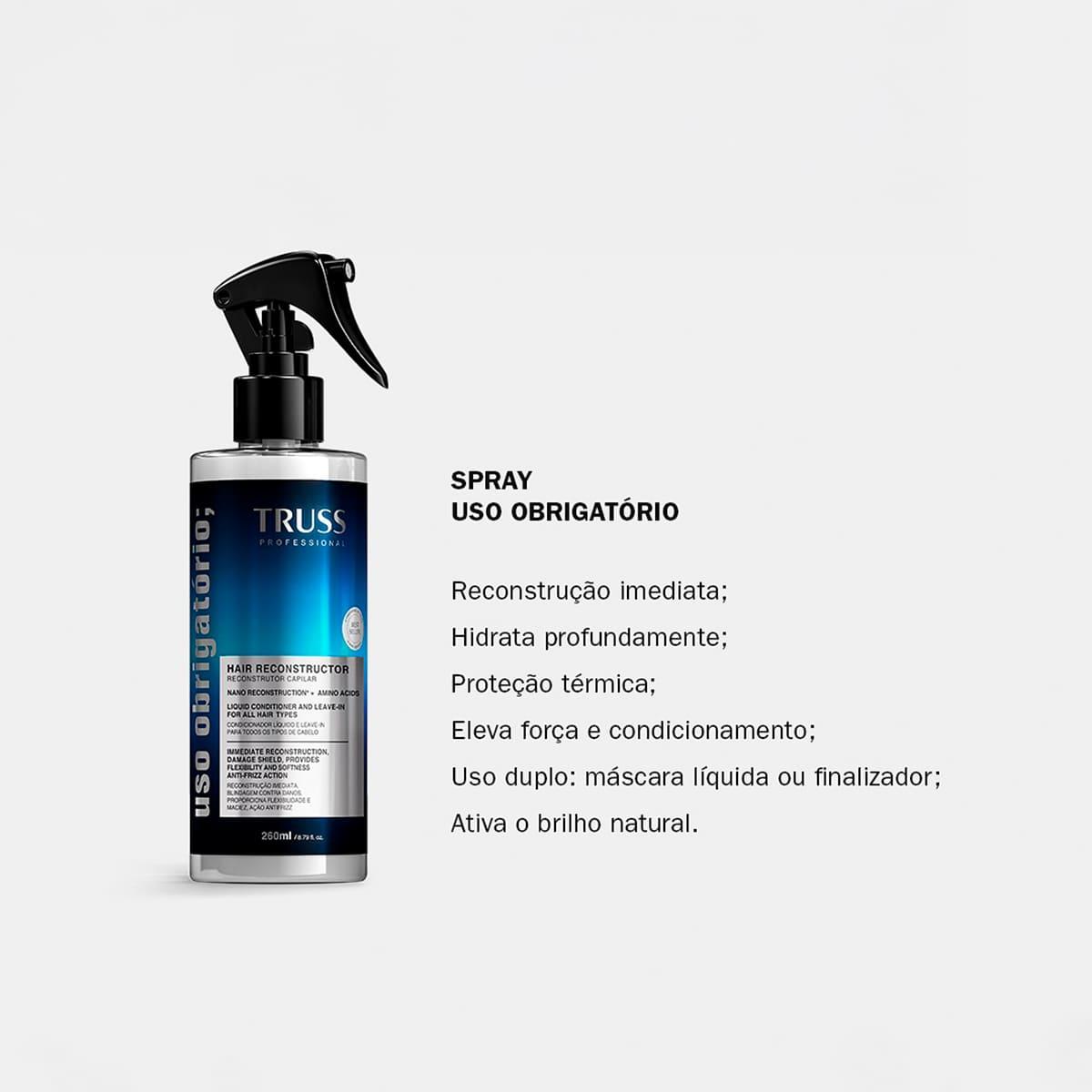 Truss Uso Obrigatório - Tratamento Líquido Reconstrutor 260ml - 4