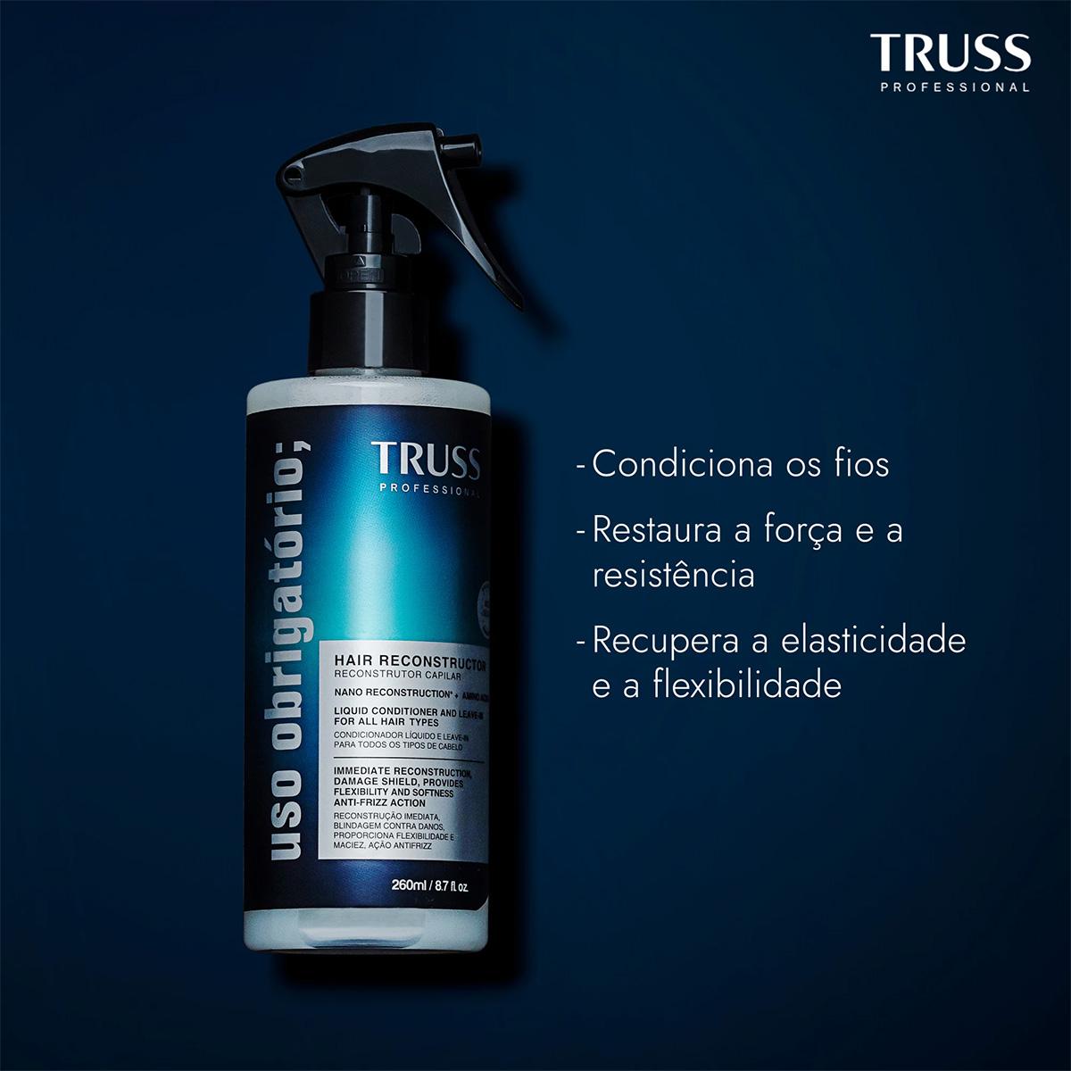 Kit Truss Ultra Hydration Plus Uso Obrigatório Duo Reconstrutor (3 produtos) - 3