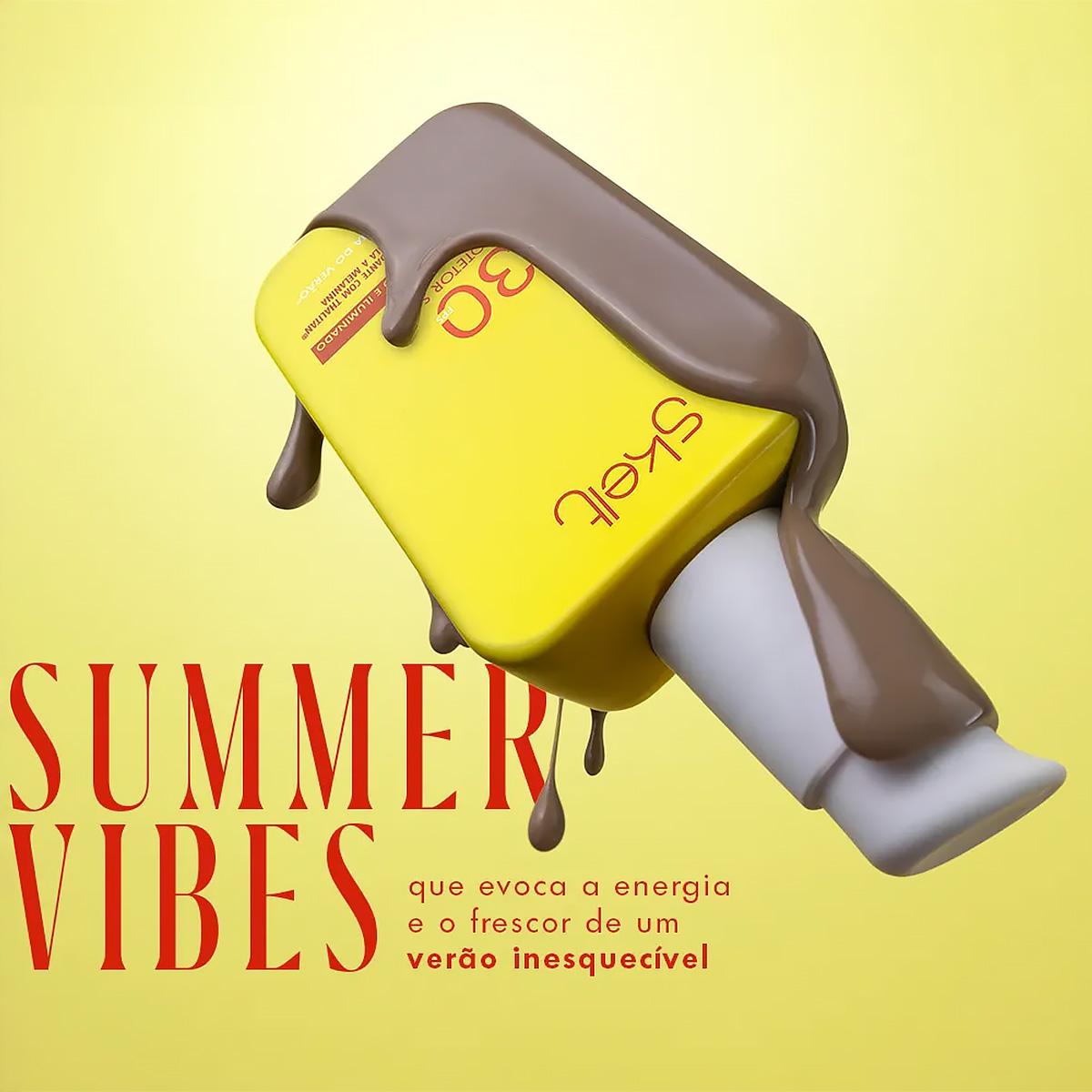 Skelt Summer Vibes Instant Bronzer FPS30 - Protetor Solar Bronzeador 170ml - 4