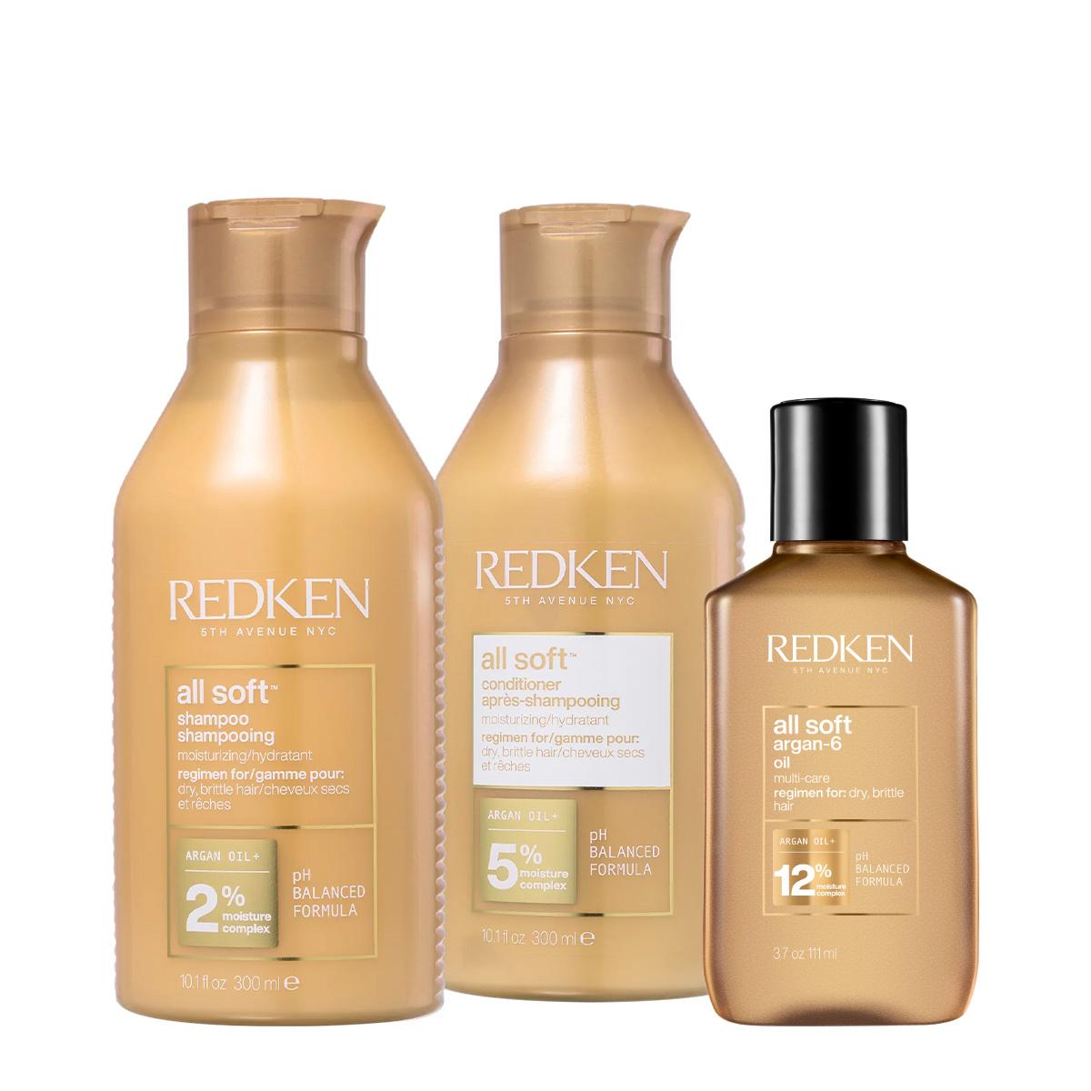 Kit Redken All Soft Argan Duo Oil (3 produtos) - 1