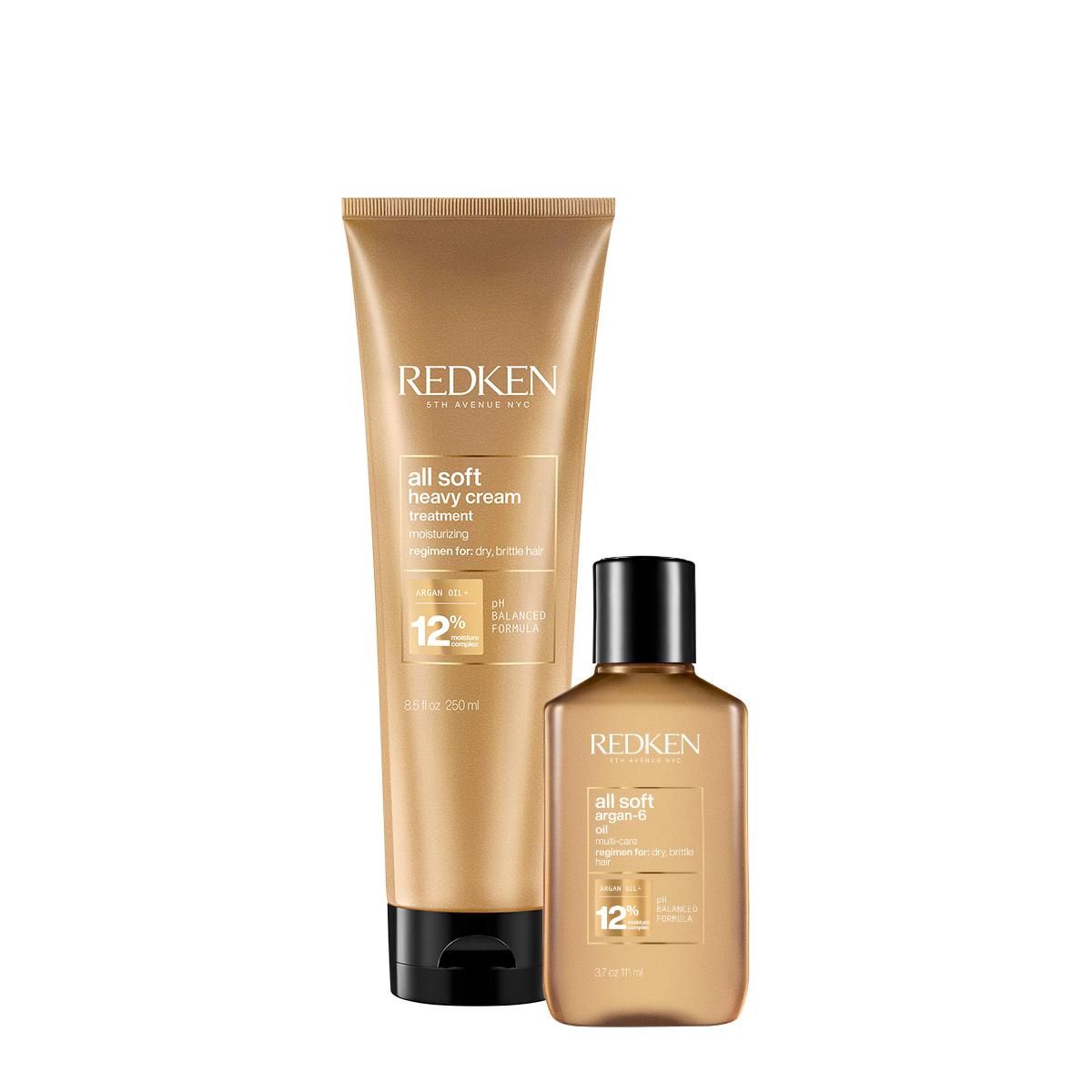 Kit Redken All Soft Máscara e Óleo Capilar (2 produtos) - 1