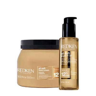 Kit Redken All Soft Máscara 500 Óleo Capilar (2 produtos)