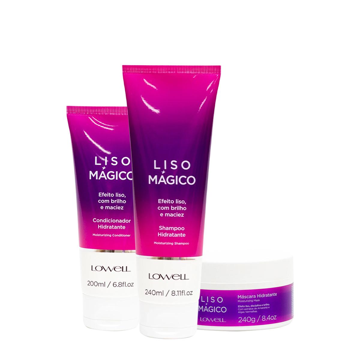 Kit Lowell Liso Mágico Home Care (3 produtos) - 1