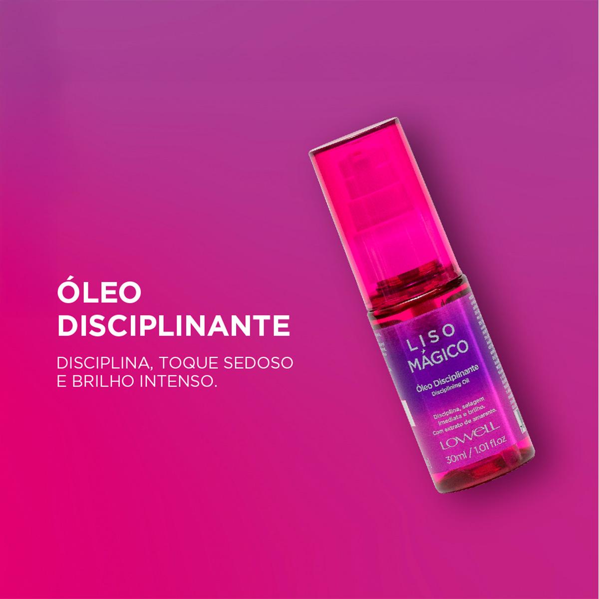 Kit Lowell Liso Mágico Shampoo Oil Fluído (3 produtos) - 3