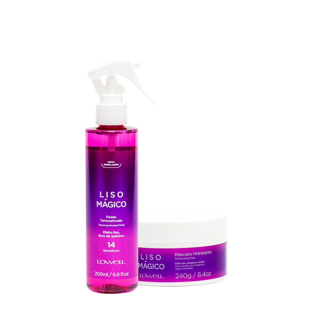 Kit Lowell Liso Mágico Máscara Fluído (2 produtos) - 1