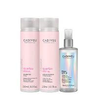 Kit Cadiveu Professional Quartzo Shine Duo e Supreme Final Style Oil (3 produtos) - 1