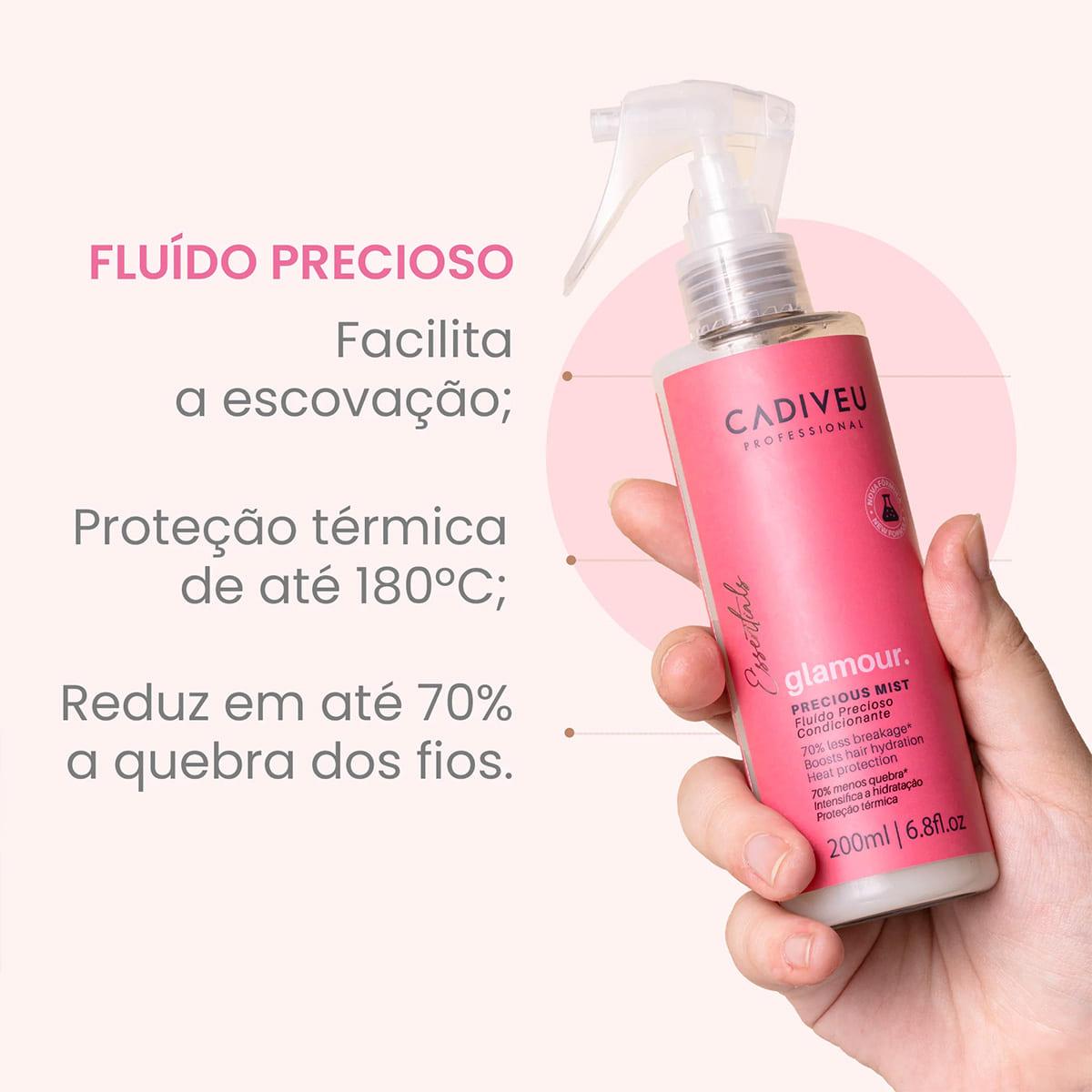 Kit Cadiveu Professional Glamour Hair Care Total e Final Style Oil G (5 produtos) - 4