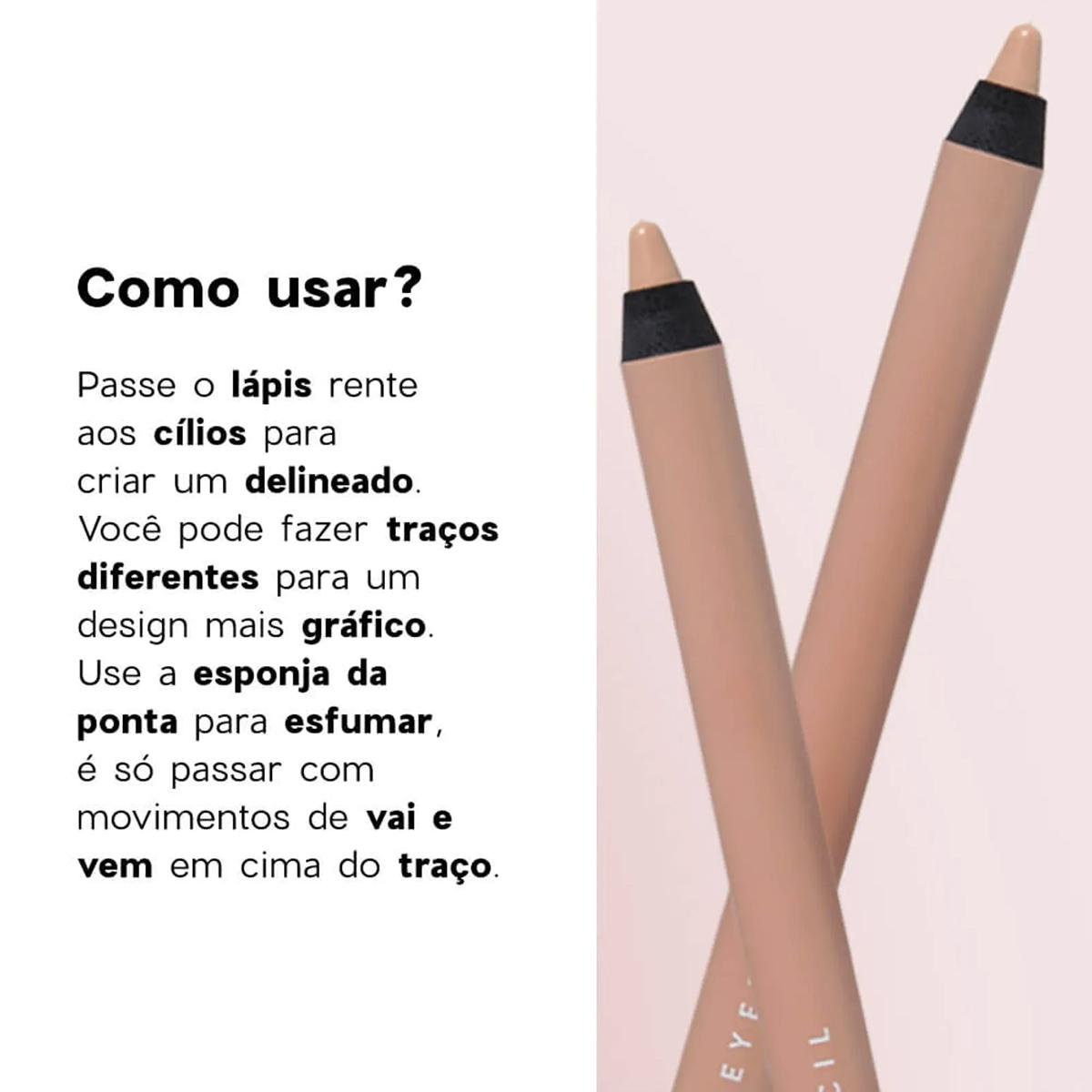 Kit Océane 4you Sombra Rose Sparkle Flush Bright Cherry e Lápis para Olhos (3 produtos) - 4