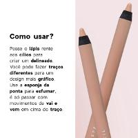 Kit Océane 4you Sombra Rose Sparkle Flush Bright Cherry e Lápis para Olhos (3 produtos)