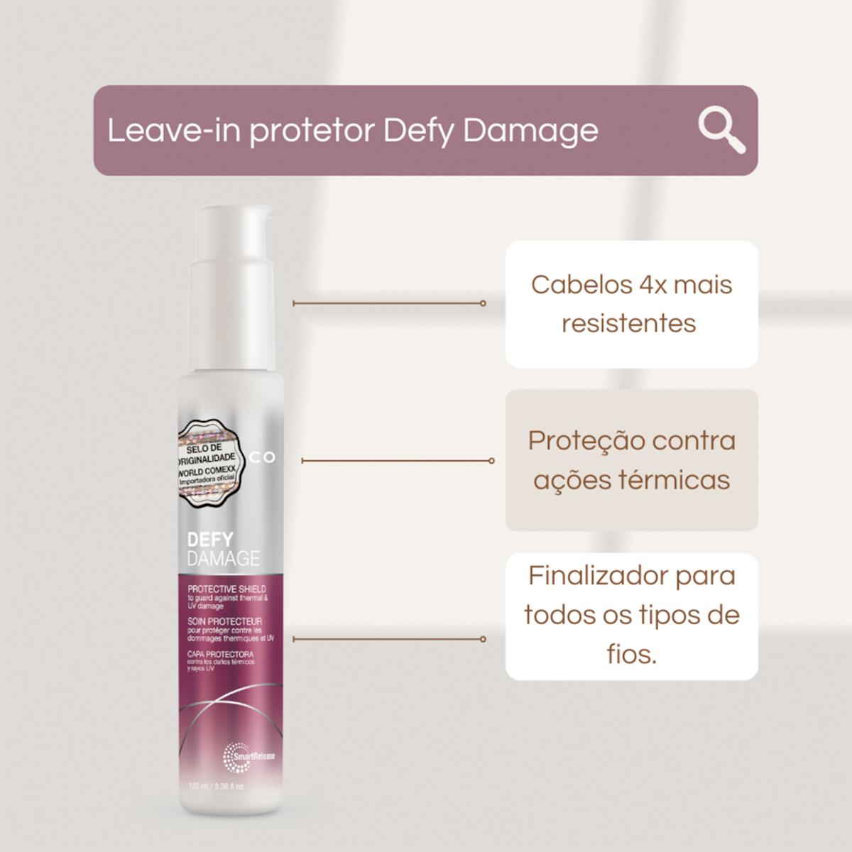Kit Joico Defy Damage Protective Shield Duo Leave-in (3 produtos) - 4