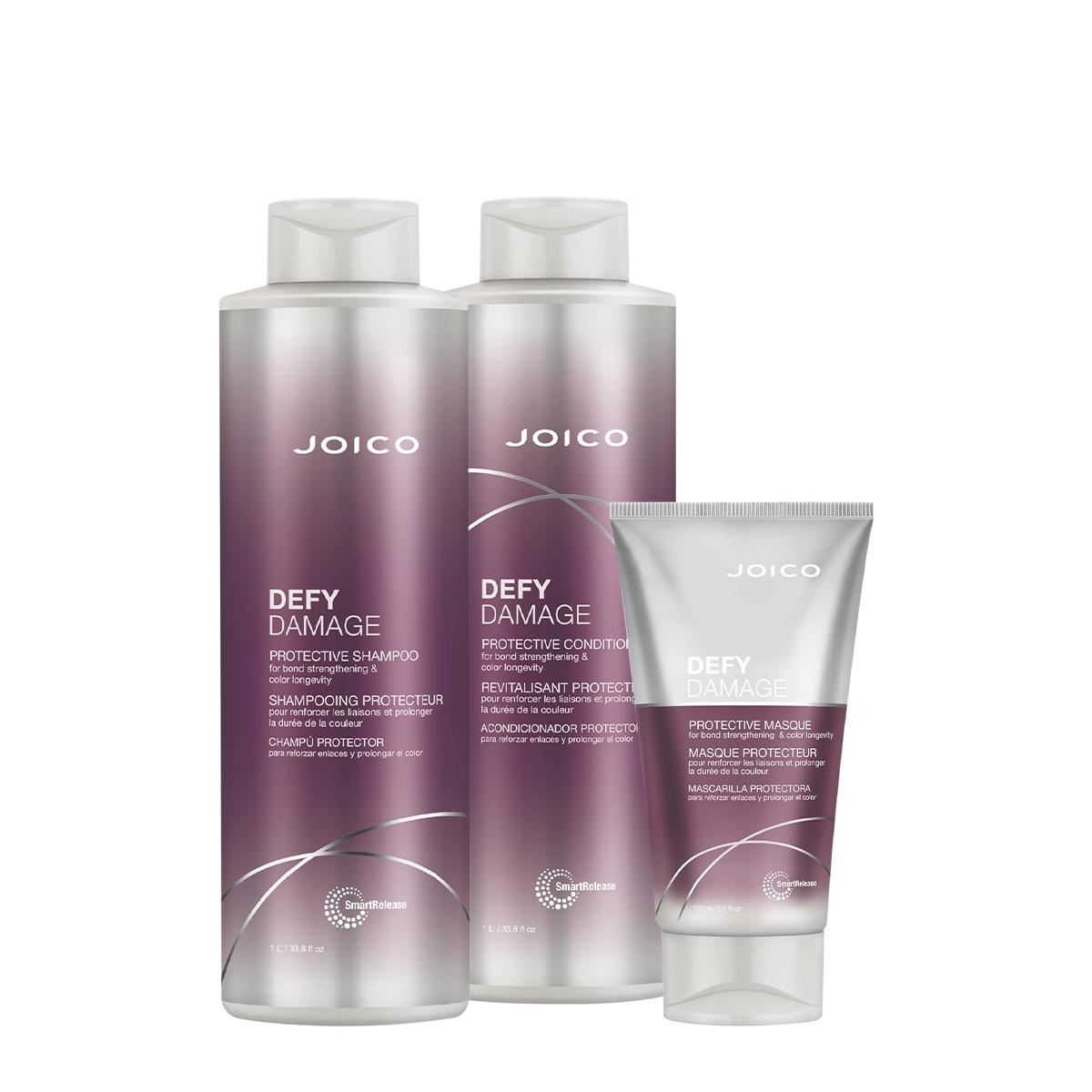 Kit Joico Defy Damage Protective Salon Máscara 150 (3 produtos) - 1