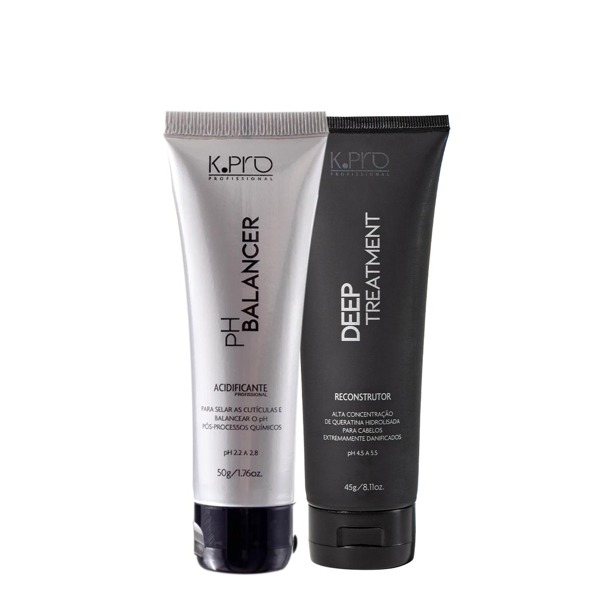 Kit K.Pro Professional Deep Tratamento Reconstrutor e Acidificante (2 produtos) - 1