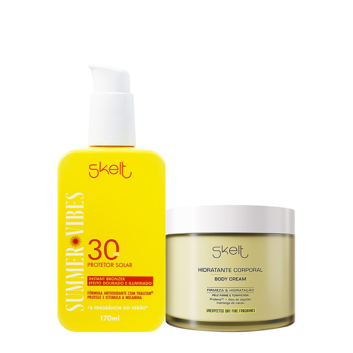 Kit Skelt Summer Vibes FPS30 Unexpected Day Protetor Solar Hidratante (2 produtos) - 1