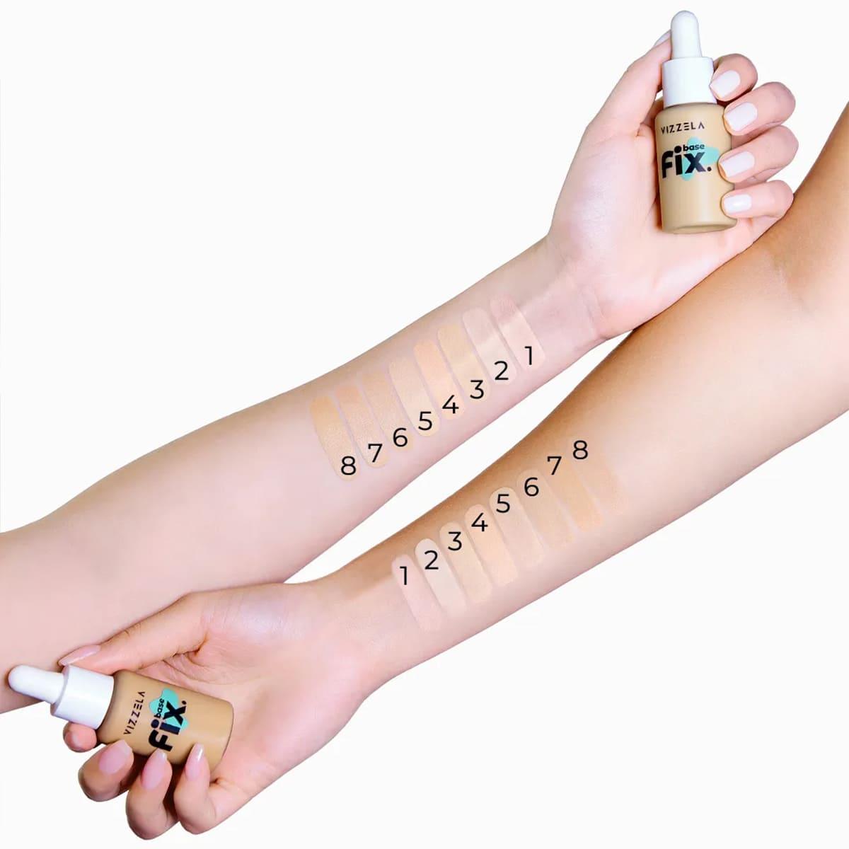 Vizzela Fix Cor 7 - Base Líquida 30ml - 5