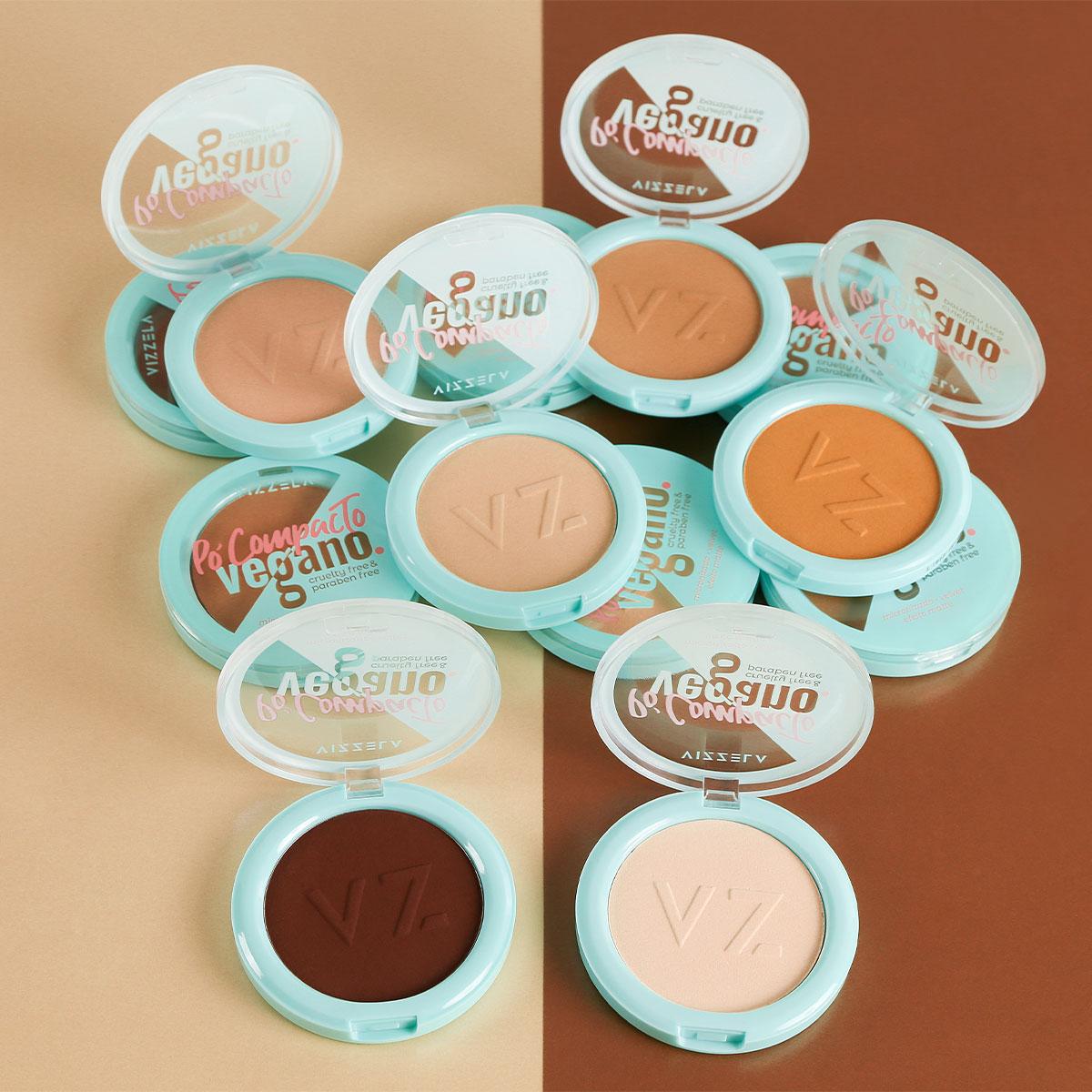Vizzela Vegano Matte Cor 2 - Pó Compacto 9g - 4