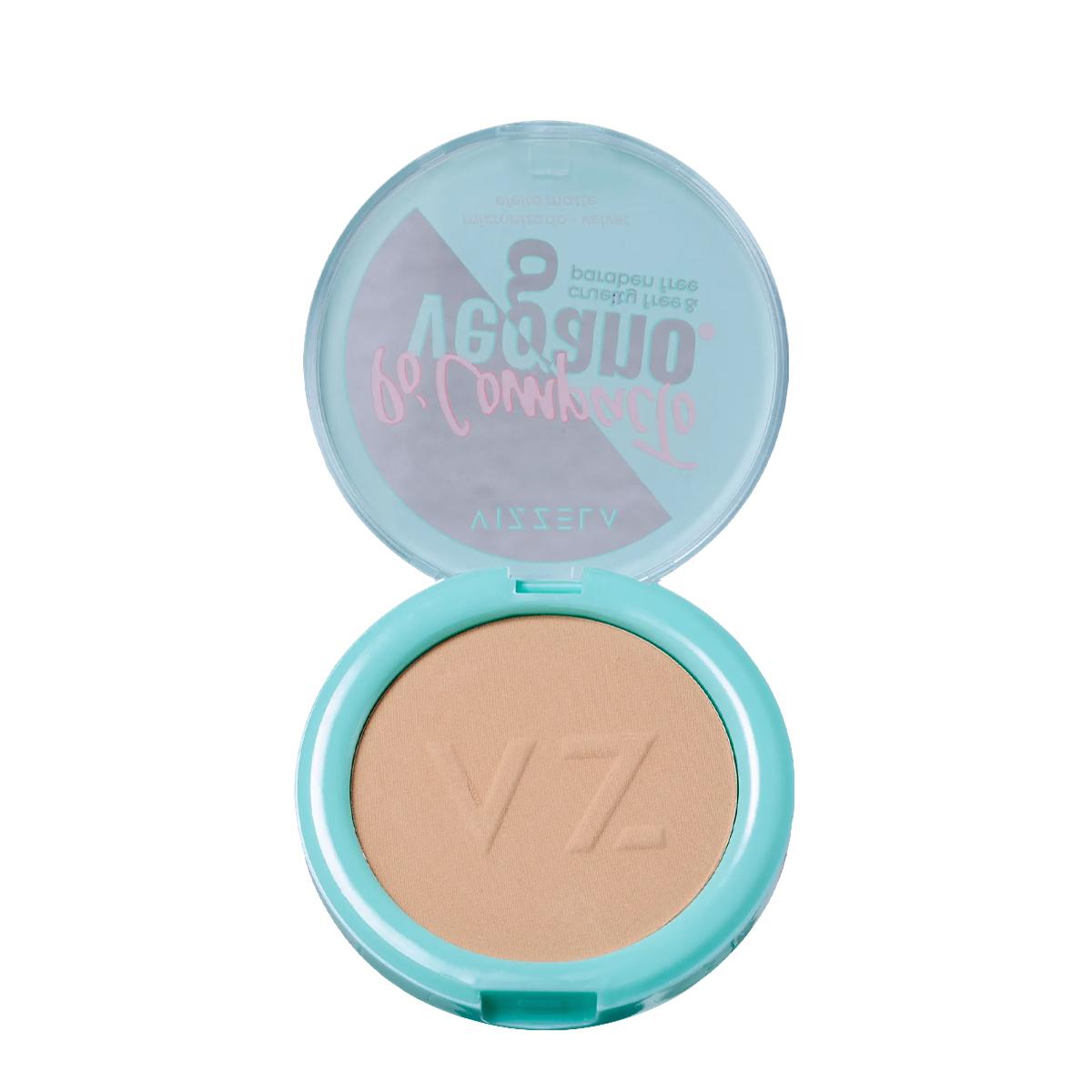 Vizzela Vegano Matte Cor 3 - Pó Compacto 9g - 1