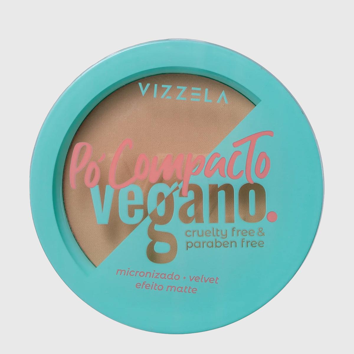 Vizzela Vegano Matte Cor 3 - Pó Compacto 9g - 2
