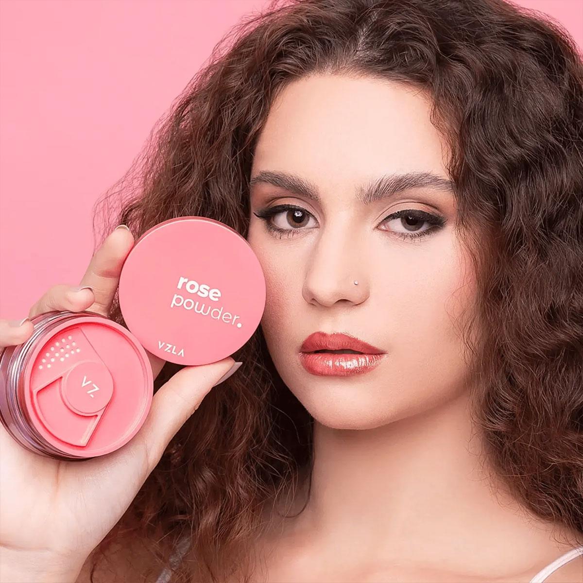 Vizzela Rose Powder - Pó Solto 10g - 3
