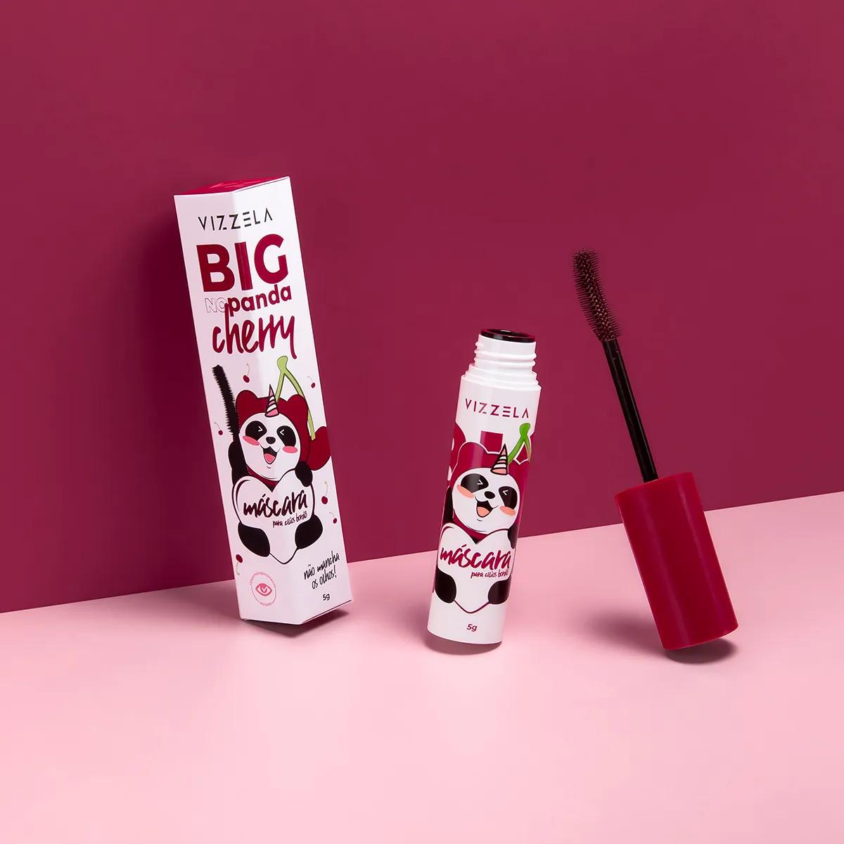 Vizzela Big No Panda Cherry - Máscara para Cílios 5g - 4