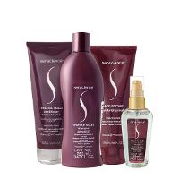 Kit Senscience True Hue Violet Shampoo Condicionador Máscara 200 e Óleo (4 produtos) - 1
