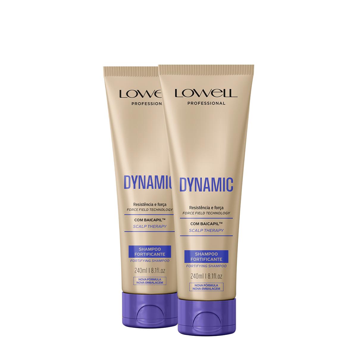 Kit Lowell Dynamic Scalp Therapy Shampoo Extra (2 unidades) - 1