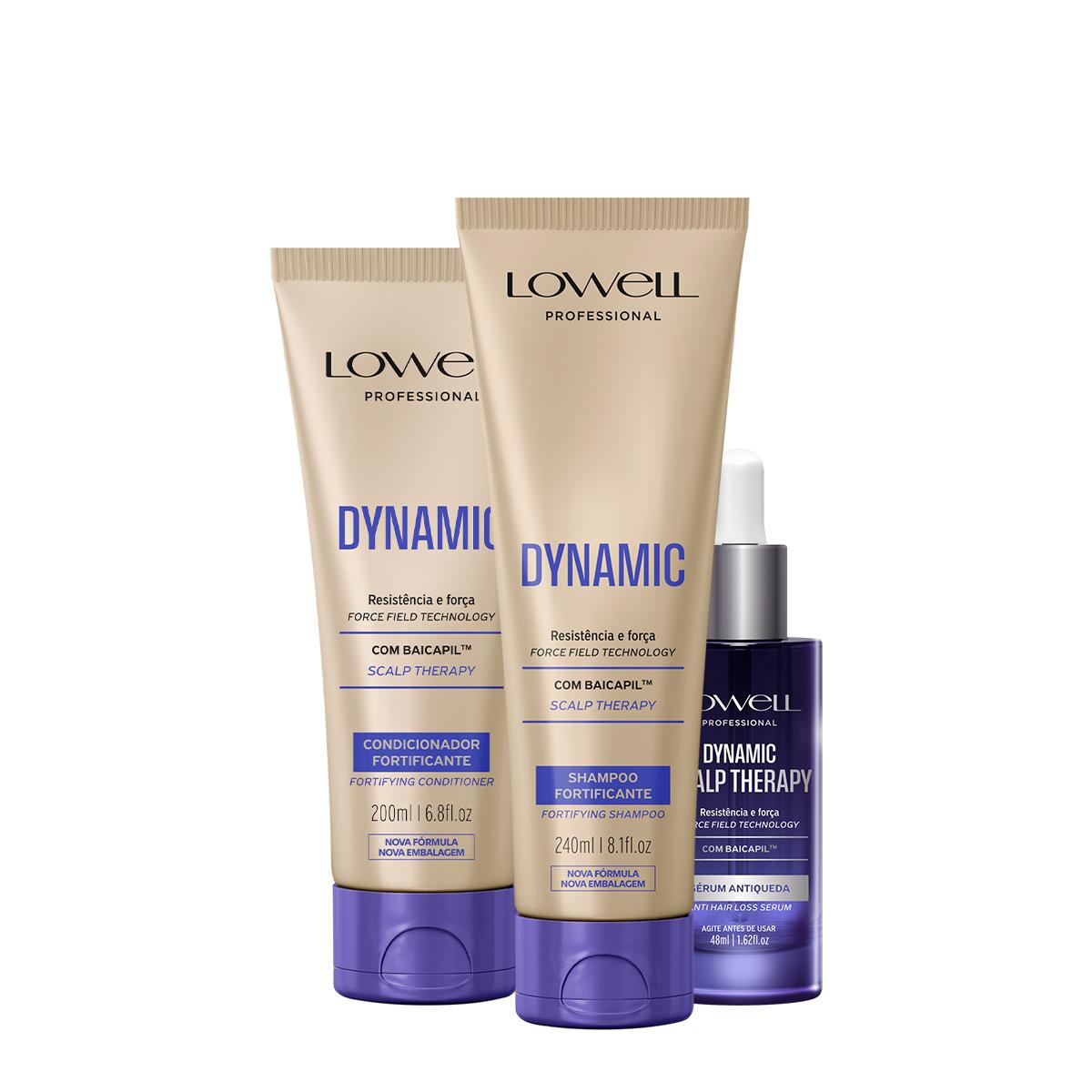 Kit Lowell Dynamic Scalp Therapy Duo Sérum (3 produtos) - 1