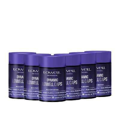 Kit Lowell Dynamic Caps Suplemento Alimentar Extra (6 unidades)