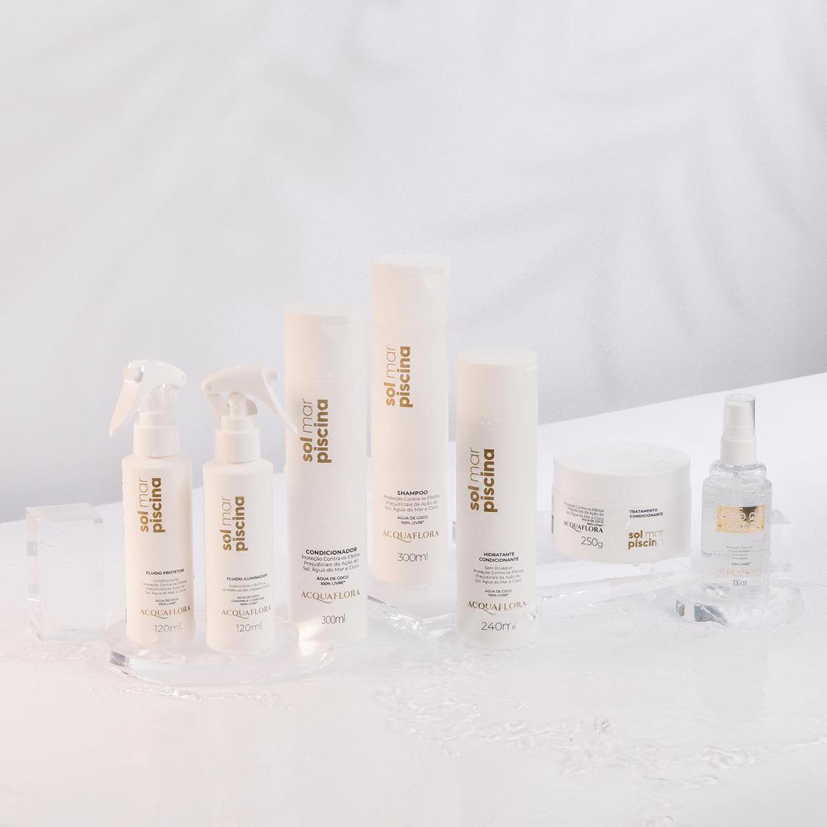 Kit Acquaflora Sol Mar Piscina Shampoo Máscara Leave-in (3 produtos) - 5