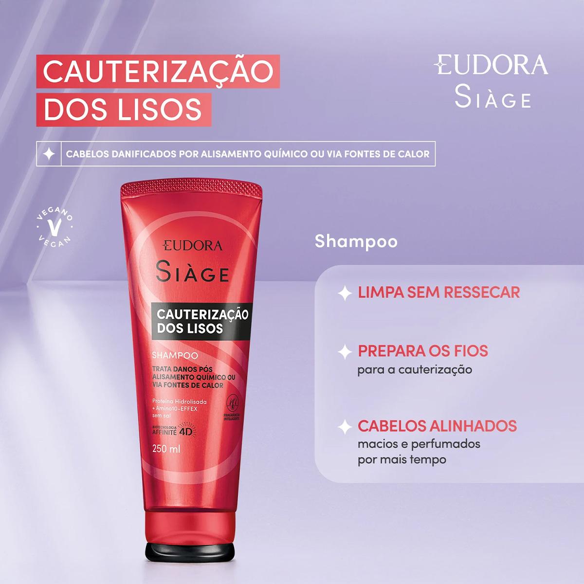 Eudora Siàge Cauterização dos Lisos - Shampoo 250ml - 2