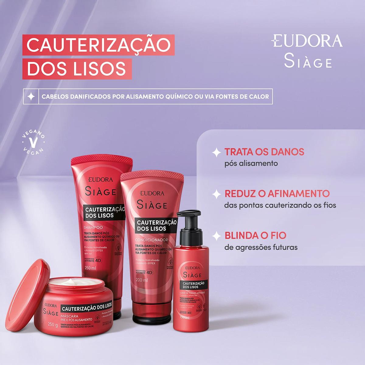 Eudora Siàge Cauterização dos Lisos - Shampoo 250ml - 3