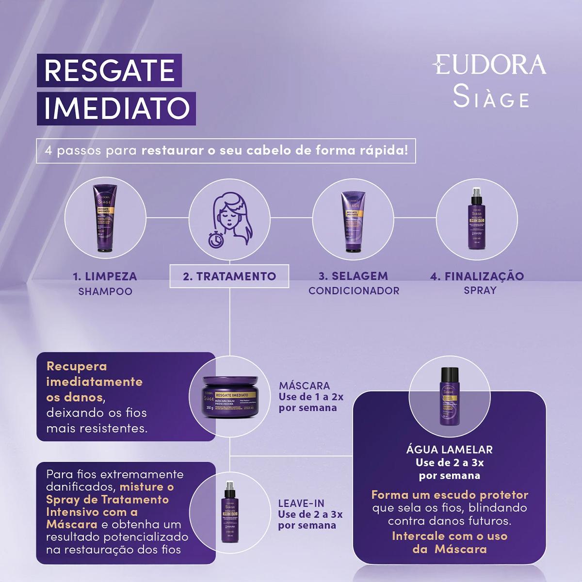 Eudora Siàge Resgate Imediato - Shampoo 250ml - 4