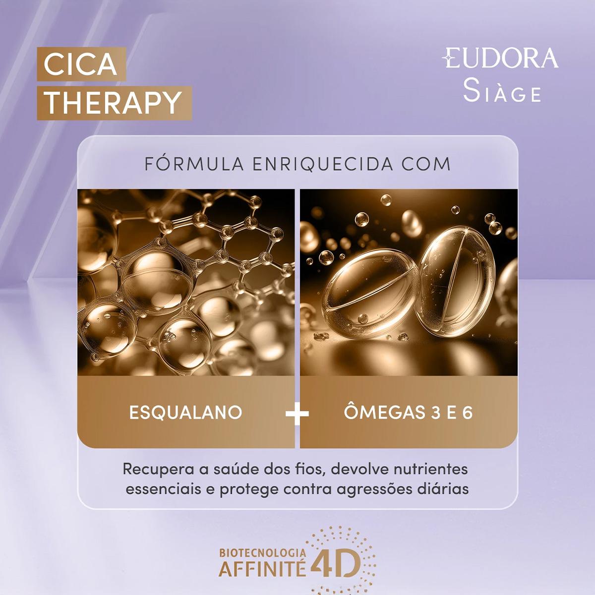Eudora Siàge Cica Therapy - Máscara Capilar 250g - 4