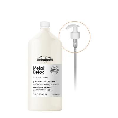 Kit L'Oréal Professionnel Metal Detox Shampoo Válvula Pump (2 produtos)