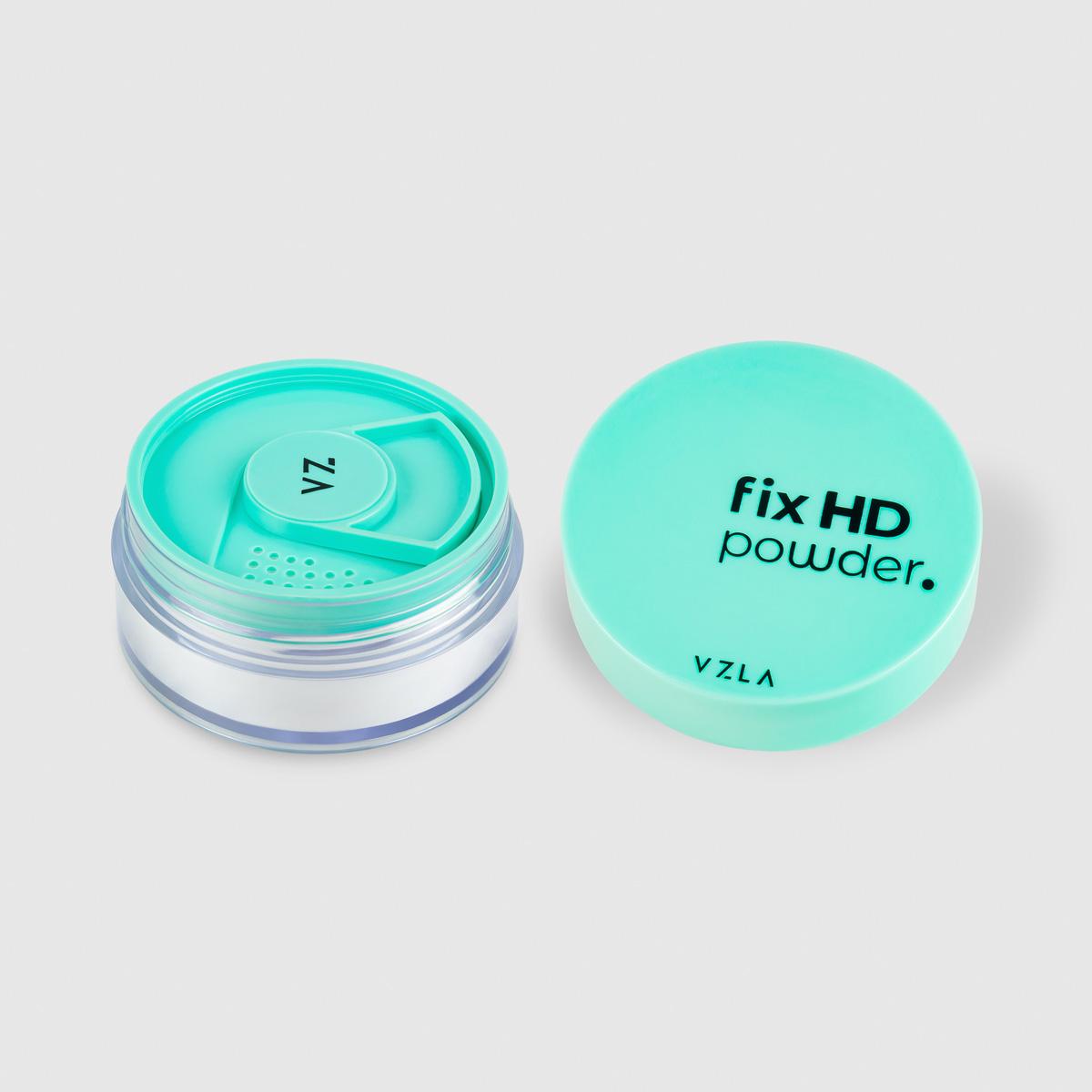 Kit Vizzela Fix Grip Hd Powder Translúcido Primer Pó (2 produtos) - 4