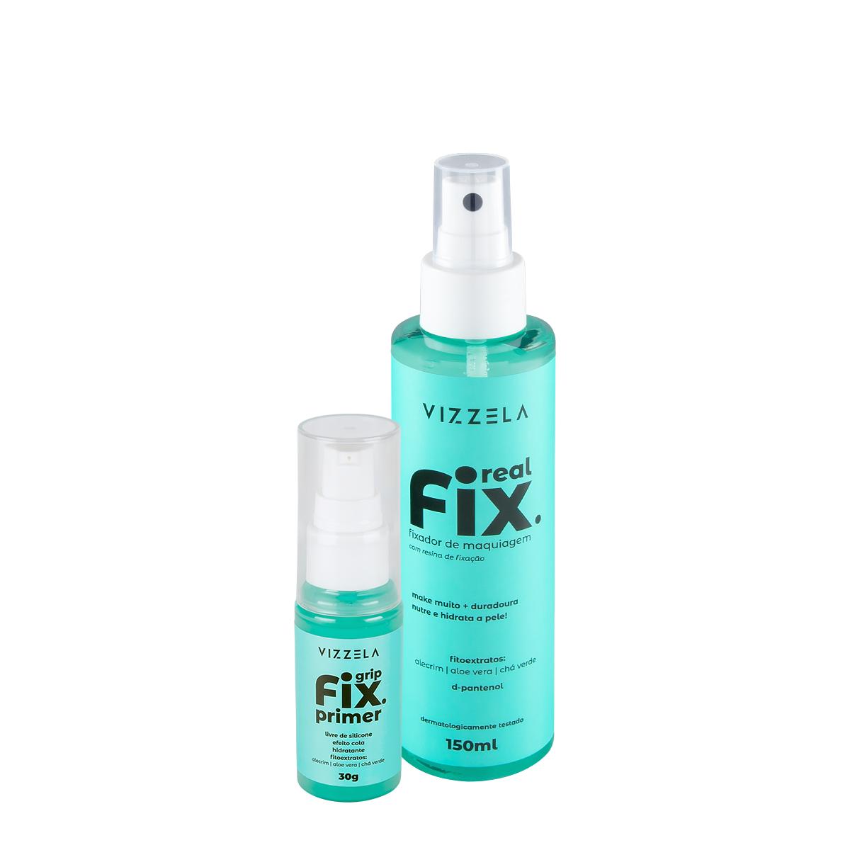 Kit Vizzela Fix Grip Real Primer Fixador de Maquiagem (2 produtos) - 1