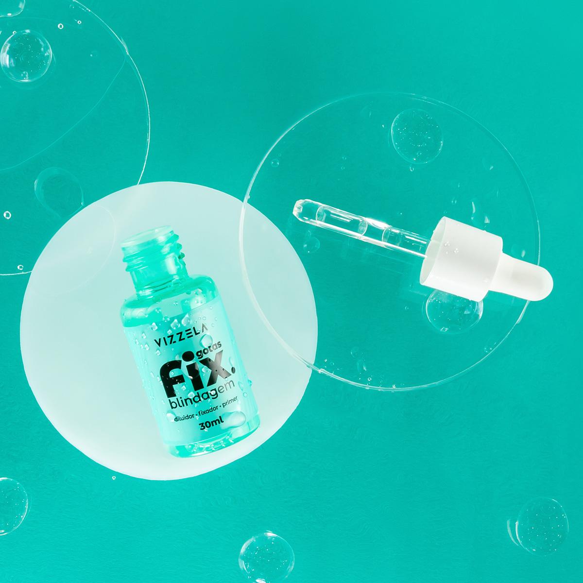 Kit Vizzela Fix Real Gotas Blindagem Fixador de Maquiagem (2 produtos) - 2