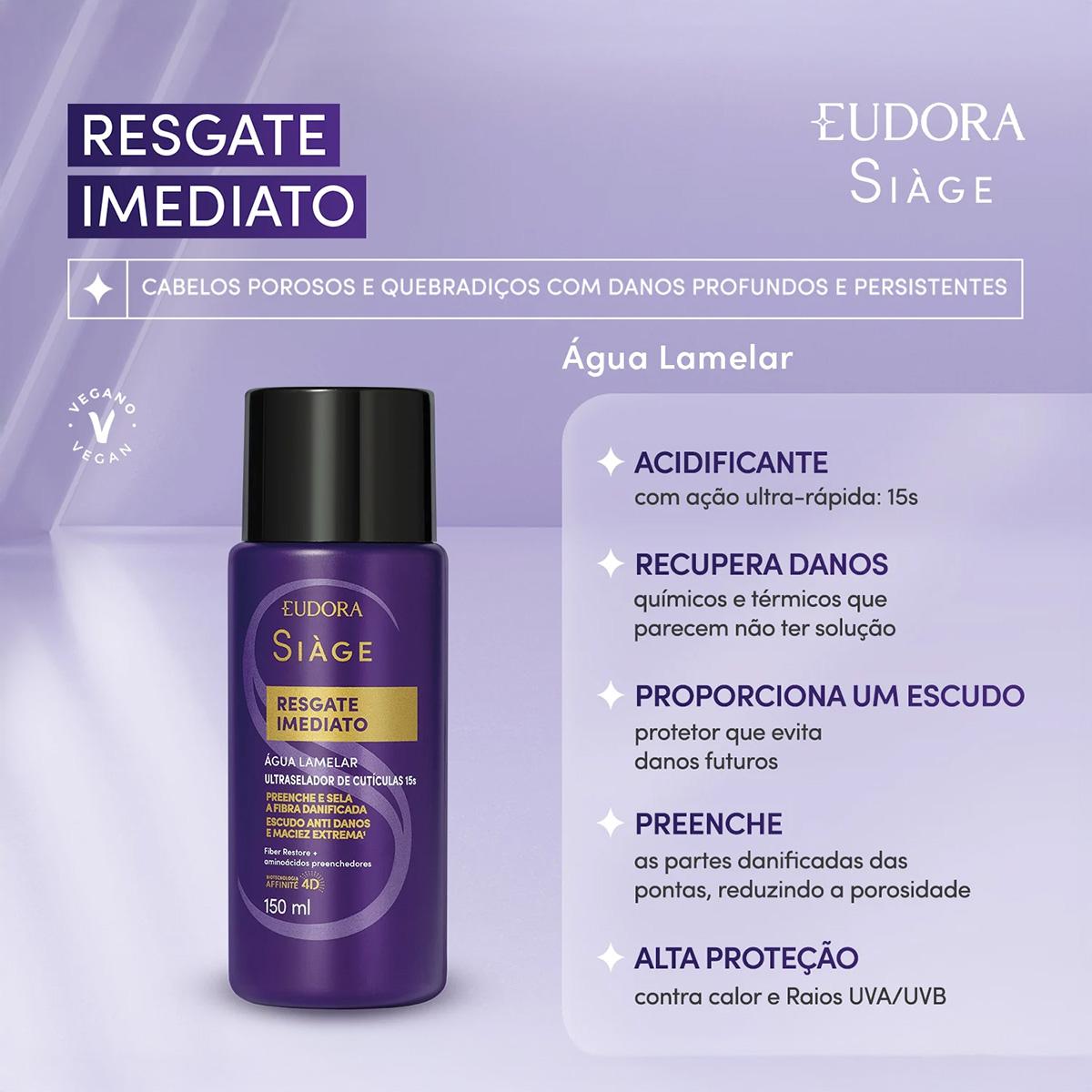 Kit Eudora Siàge Resgate Imediato Shampoo Lamelar (2 produtos) - 2