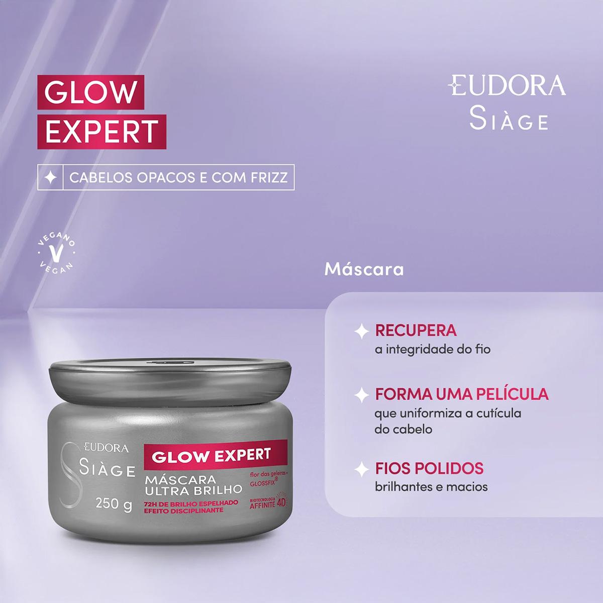Kit Eudora Siàge Glow Expert Shampoo Máscara (2 produtos) - 3