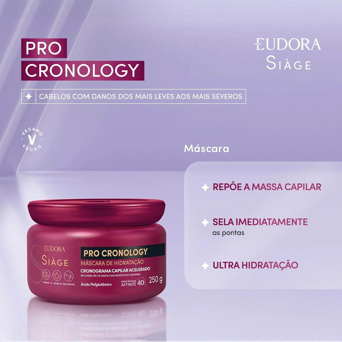 Kit Eudora Siàge Pro Cronology Shampoo Máscara (2 produtos) - 3