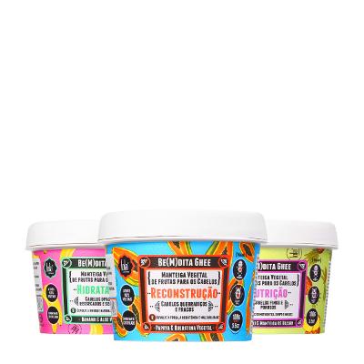 Kit Lola From Rio Be(M)dita Ghee Cronograma Capilar Máscara (3 produtos)