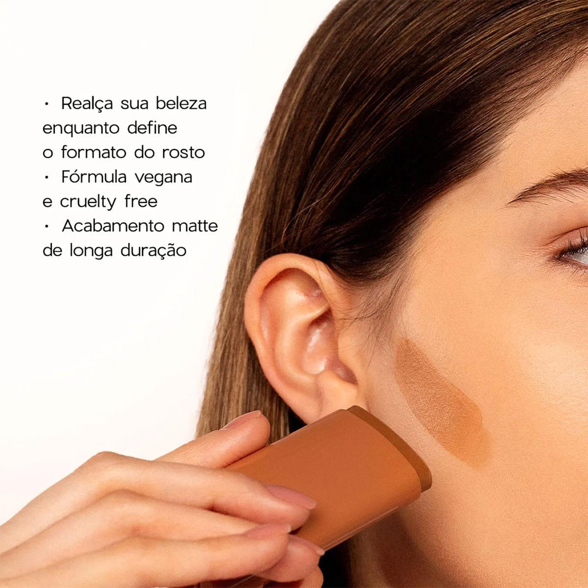 Océane Limited Contour Stick Marrom Claro - Contorno em Bastão 14g - 2