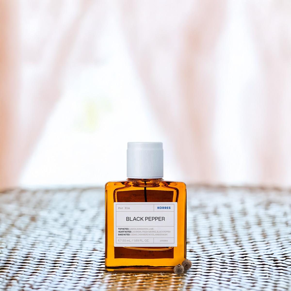 Korres Black Pepper Deo Parfum - Perfume Masculino 50ml - 3