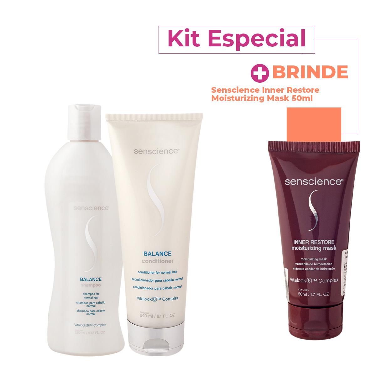 Kit Senscience Balance Inner Restore Duo Máscara (3 produtos) - 1