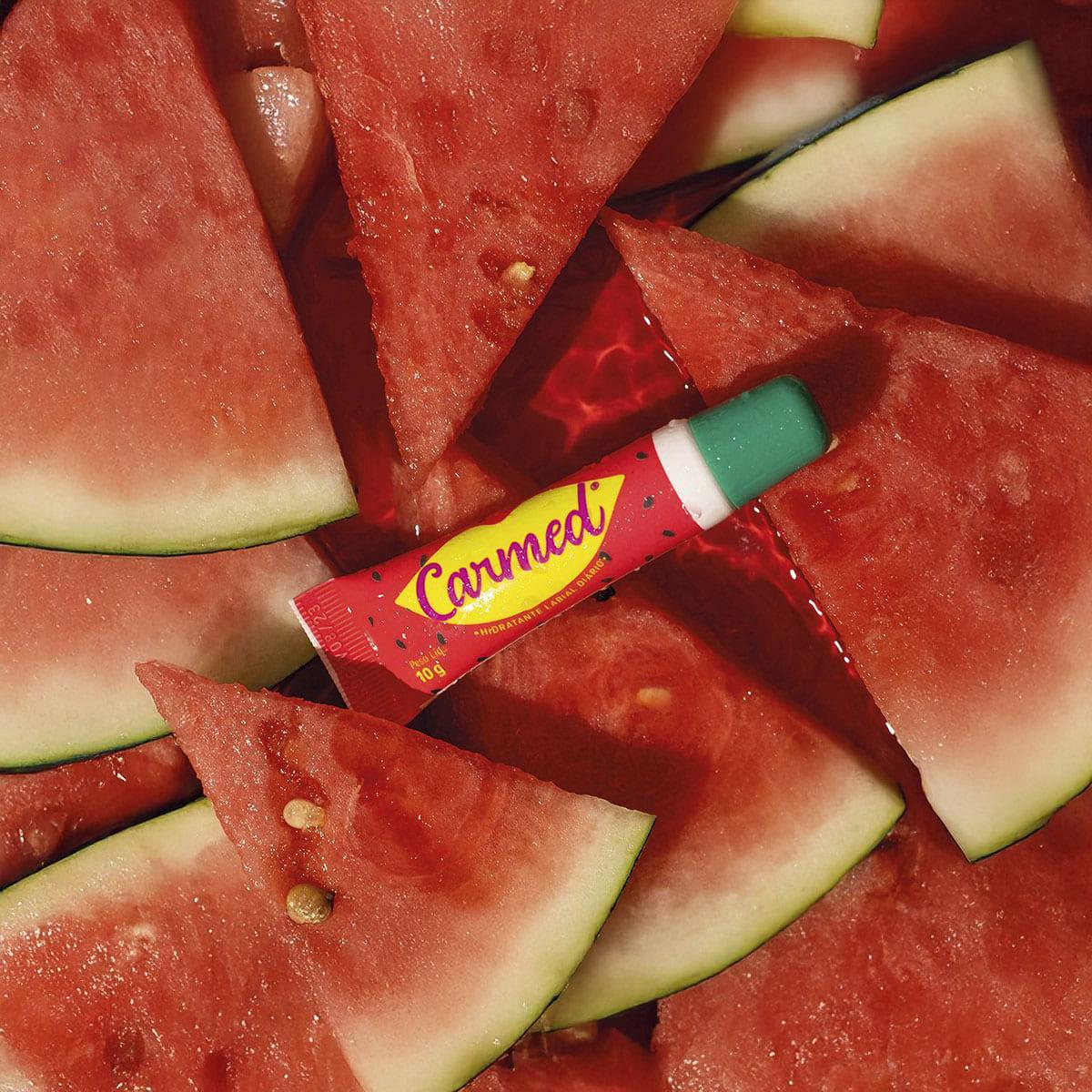 Carmed Melancia Incolor - Hidratante Labial 10g - 3
