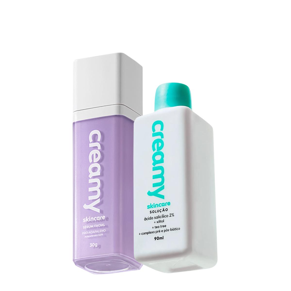 Kit Creamy Skincare Pro-Adapaleno Ácido Salicílico Sérum Tônico (2 produtos) - 1